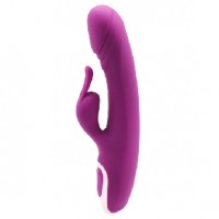 Rabbit Vibrator 20 Function Silicone Rechargeable PURPLE